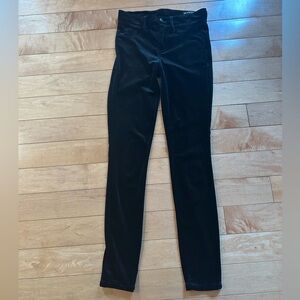 Blank NYC Black Velvet Skinny Pants